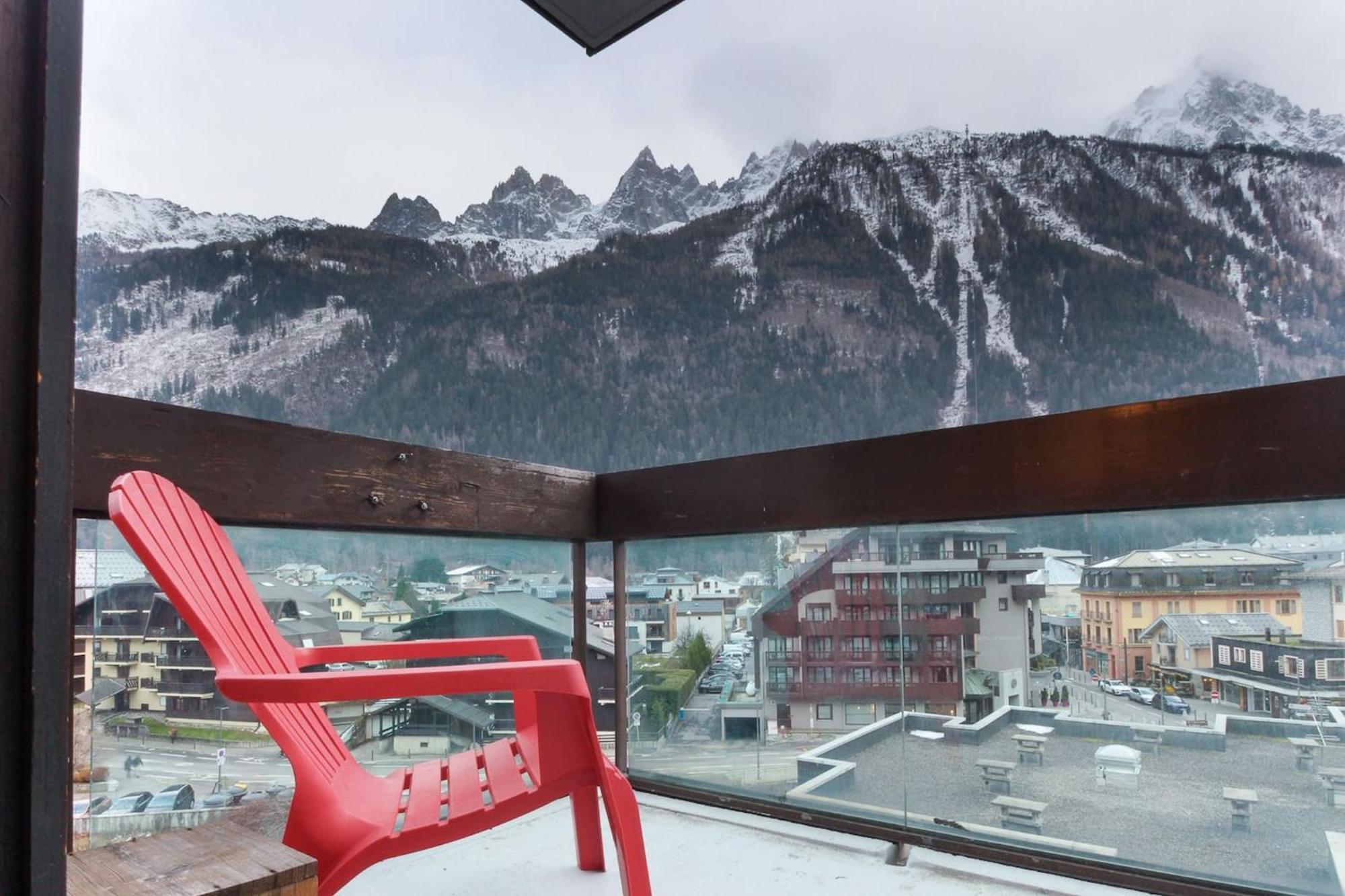 Appartamento L'Aiguille - Center Of Chamonix - View Mont-Blanc Esterno foto